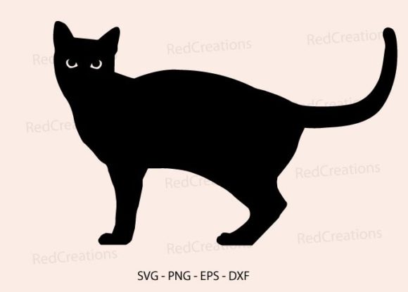 Cat Black Silhouette Embroidery Design Review
