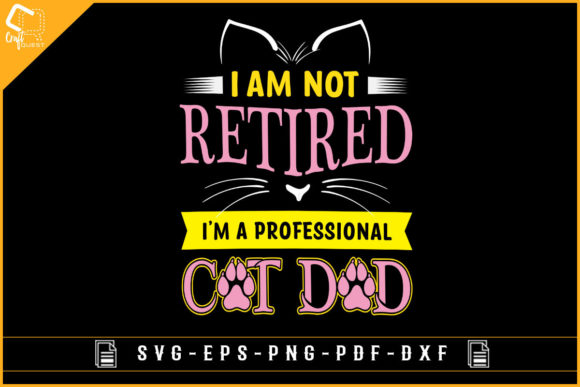Cat Dad Design for Father’s Day
