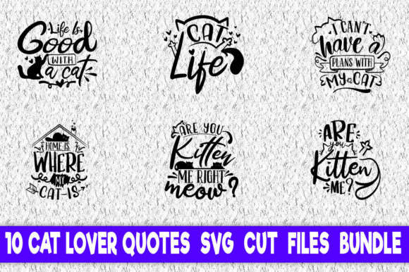 Cat Lover Quotes Bundle Review