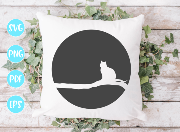 Cat on Branch Silhouette Design Review
