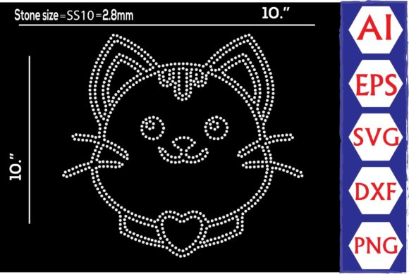 Cat Rhinestone Embroidery Design Review