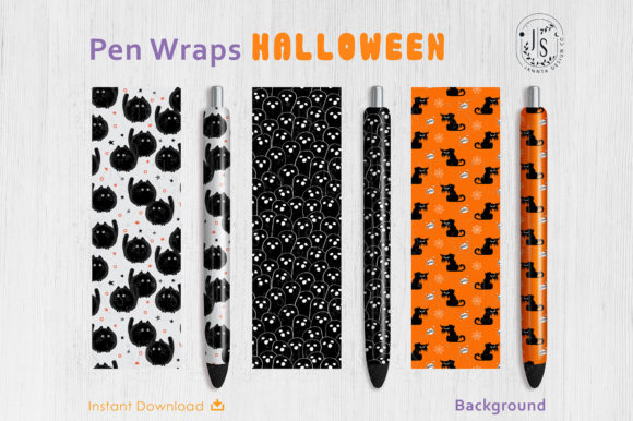 Halloween Ghost and Spooky Cat Pen Wraps Review
