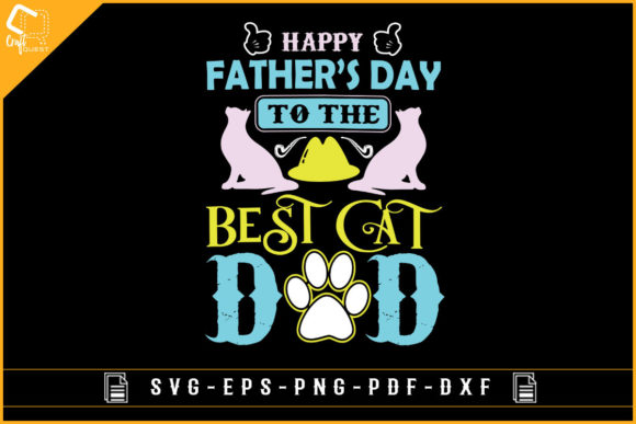 Happy Father’s Day Cat Dad Embroidery Review