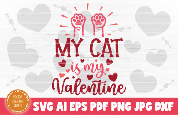 My Cat is My Valentine SVG Cut File Review